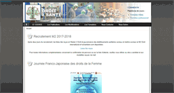 Desktop Screenshot of droitetsante.fr